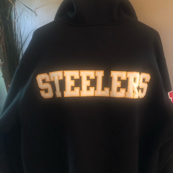 NFL MENS Steelers Jacket Size Large - Picture 6 of 9